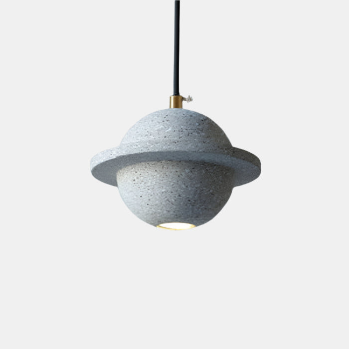 Moderne LED Pendel med Planetformet Design Hængelamper Tech Butik A-Sandhvid