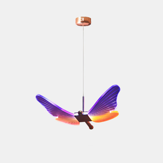 Moderne LED Sommerfuglelampe til Væg eller Ophæng Børnelamper Tech Butik Pendellampe Naturligt lys