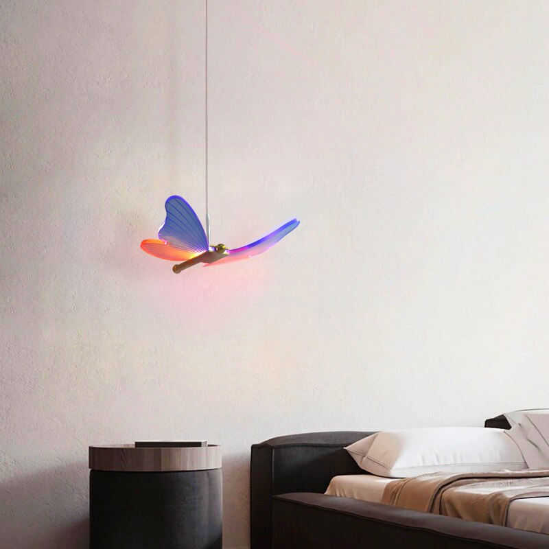 Moderne LED Sommerfuglelampe til Væg eller Ophæng Børnelamper Tech Butik