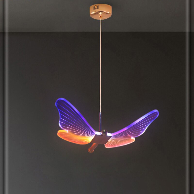 Moderne LED Sommerfuglelampe til Væg eller Ophæng Børnelamper Tech Butik