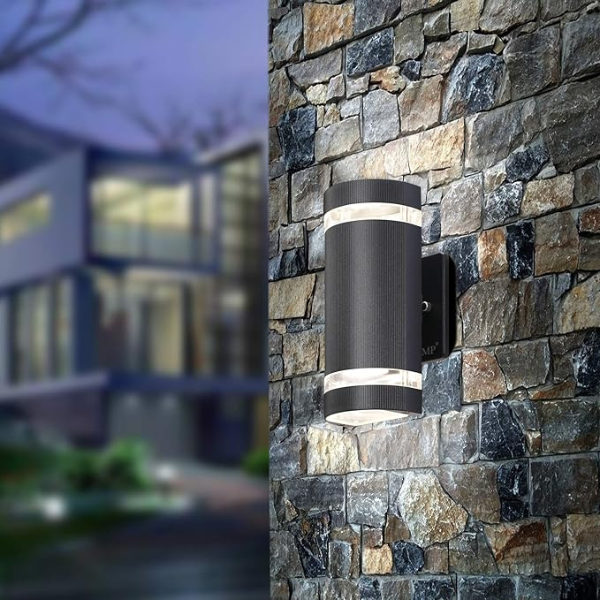 Moderne LED Udendørs Væglampe Up & Down IP65 E27 Udendørs belysning Tech Butik