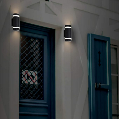 Moderne LED Udendørs Væglampe Up & Down IP65 E27 Udendørs belysning Tech Butik