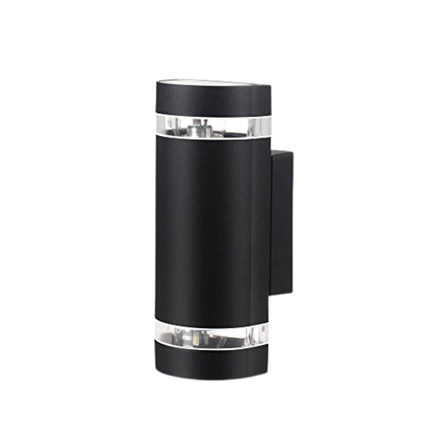 Moderne LED Udendørs Væglampe Up & Down IP65 E27 Udendørs belysning Tech Butik Rund 1 Lag Varmhvid Lampe