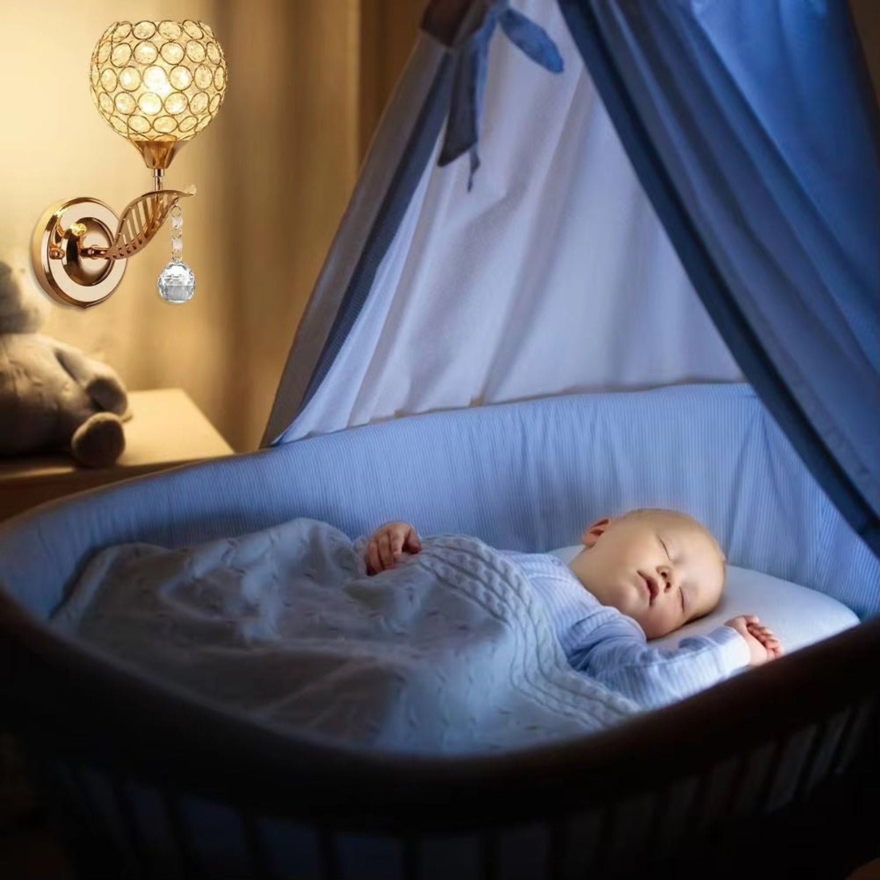 Moderne LED Væglampe med Elegant Simpelt Design Væglamper Tech Butik