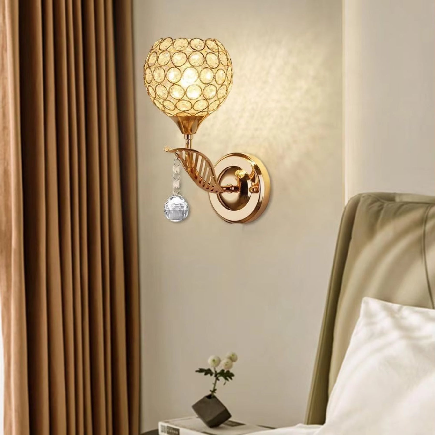 Moderne LED Væglampe med Elegant Simpelt Design Væglamper Tech Butik