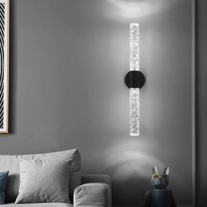 Moderne LED Væglampe med Krystal Lyssøjle Lamp Tech Butik