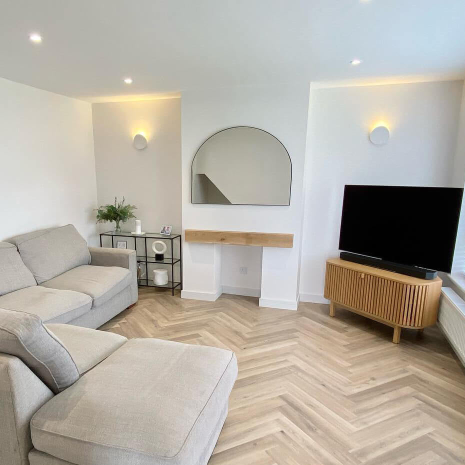 Moderne LED Væglys i Solform – Elegant Belysning til Badeværelse og Stue Belysning Tech Butik Hvid