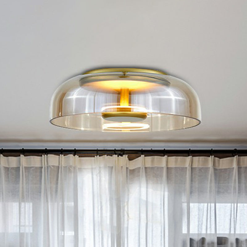Moderne Loftlampe i Skålform med Blødt Hvidt Lys Loftslampe Tech Butik