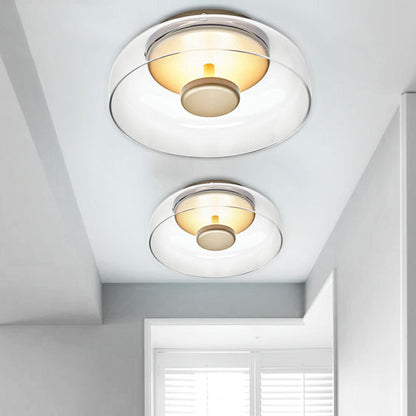 Moderne Loftlampe i Skålform med Blødt Hvidt Lys Loftslampe Tech Butik