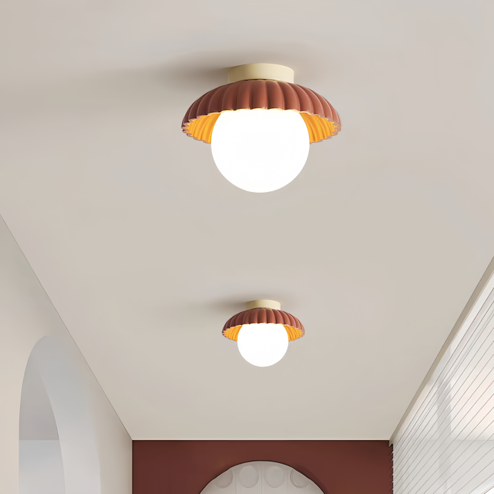 Moderne Loftlampe med Blomsterknop til Gang og Entré Loftlamper Tech Butik