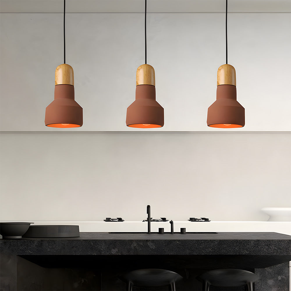 Moderne Loftlampe med Farverigt og Enkelt Design Hængelamper Tech Butik Rød