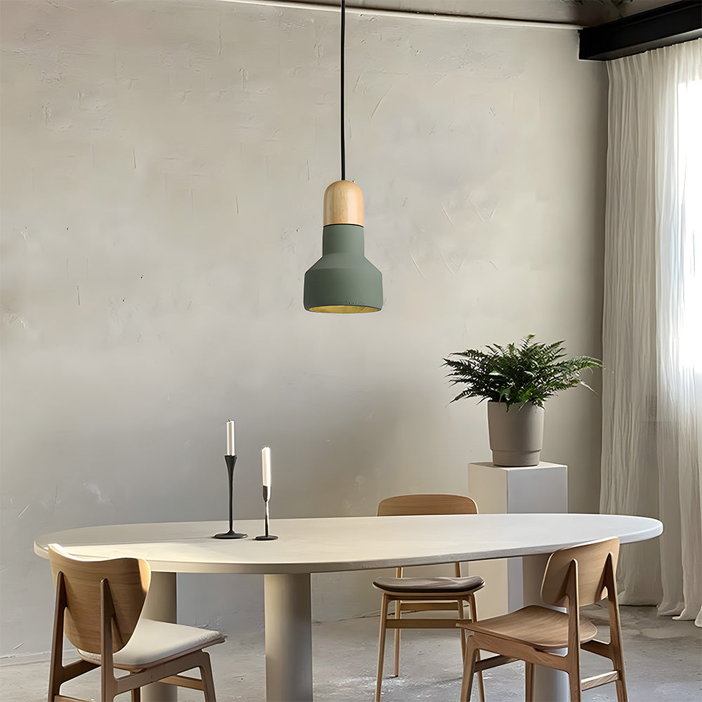 Moderne Loftlampe med Farverigt og Enkelt Design Hængelamper Tech Butik Grøn
