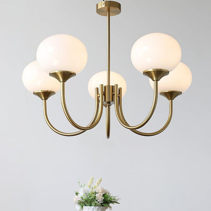 Moderne Loftlampe med Kunstneriske Glasskærme Pendellampe Tech Butik
