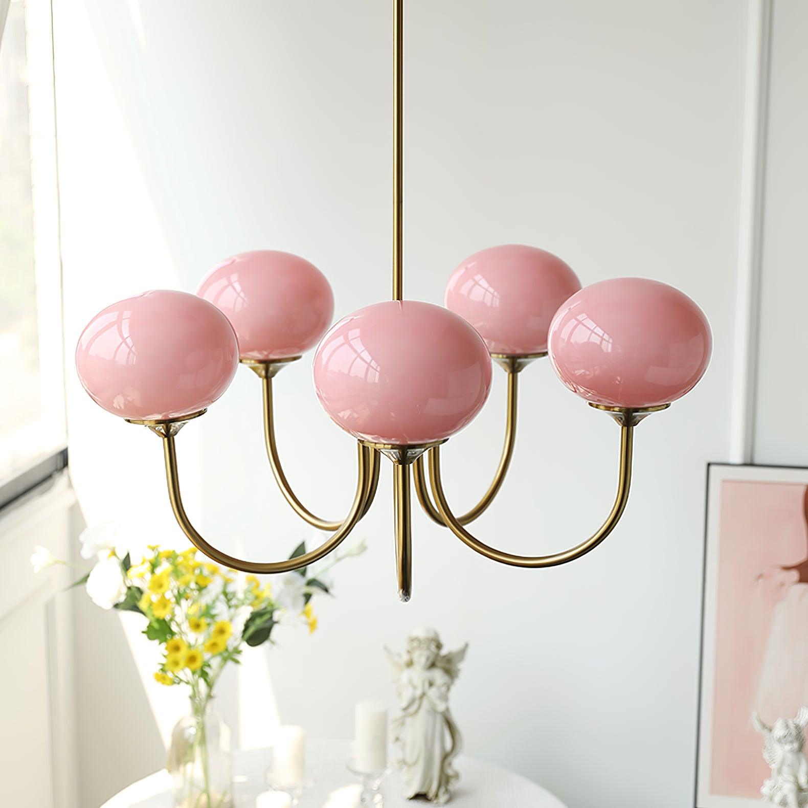Moderne Loftlampe med Kunstneriske Glasskærme Pendellampe Tech Butik