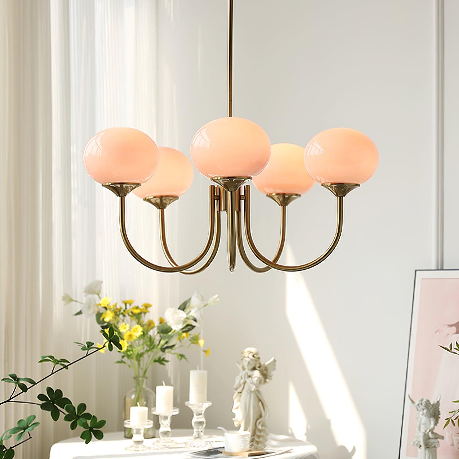 Moderne Loftlampe med Kunstneriske Glasskærme Pendellampe Tech Butik