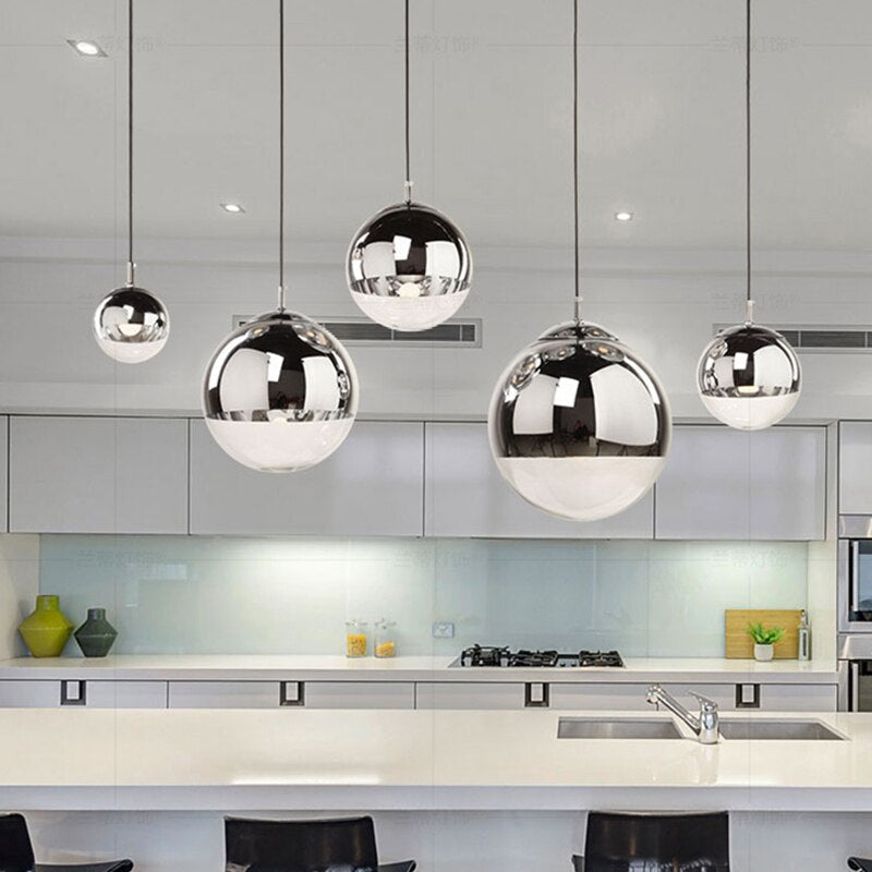 Moderne Loftlampe med Hængende Kugler Hængelamper Tech Butik