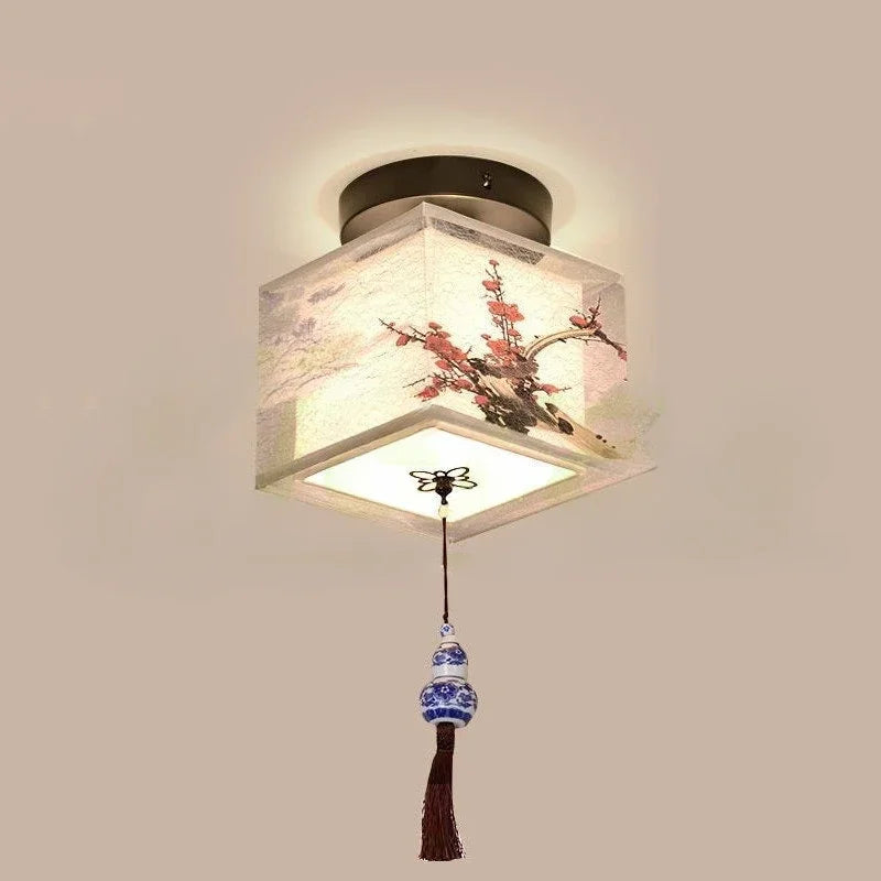 Moderne Loftlampe med Lotus-inspireret Design og Blød Belysning Loftlamper Tech Butik O-Vedhæng