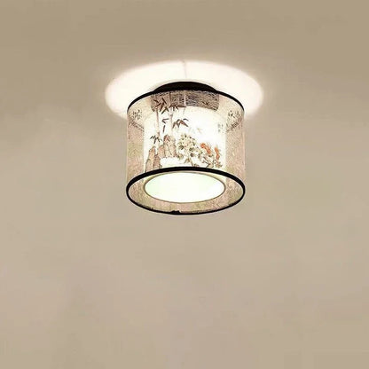 Moderne Loftlampe med Lotus-inspireret Design og Blød Belysning Loftlamper Tech Butik D