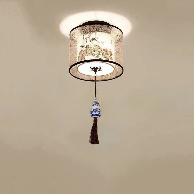 Moderne Loftlampe med Lotus-inspireret Design og Blød Belysning Loftlamper Tech Butik Q-Vedhæng