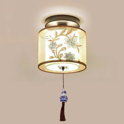 Moderne Loftlampe med Lotus-inspireret Design og Blød Belysning Loftlamper Tech Butik T-Vedhæng