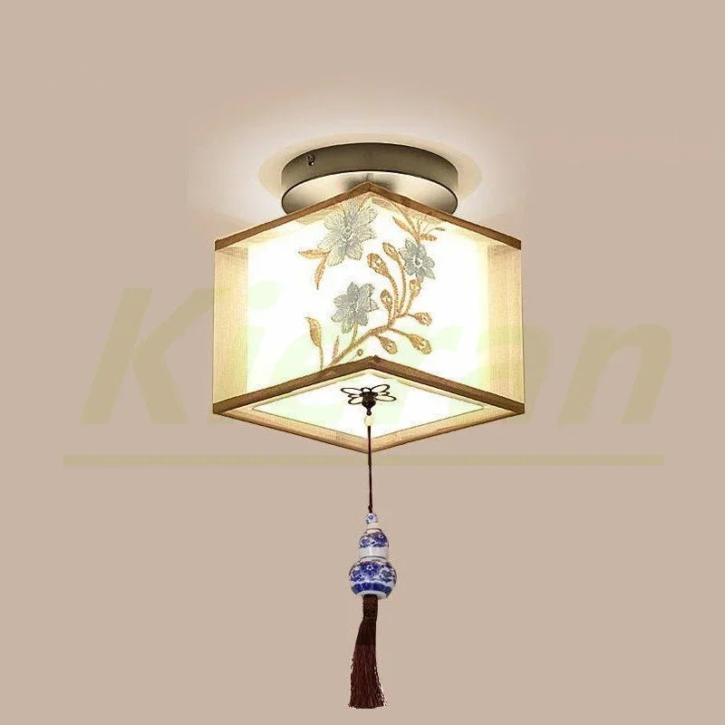 Moderne Loftlampe med Lotus-inspireret Design og Blød Belysning Loftlamper Tech Butik U-Vedhæng