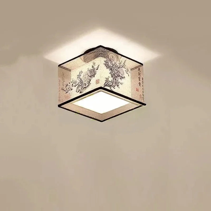 Moderne Loftlampe med Lotus-inspireret Design og Blød Belysning Loftlamper Tech Butik V