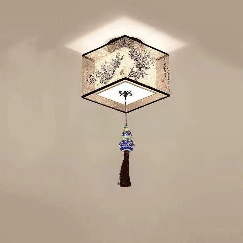 Moderne Loftlampe med Lotus-inspireret Design og Blød Belysning Loftlamper Tech Butik X-Vedhæng