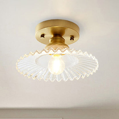 Flared Semi Flush Loftlampe – Industriel Elegance til Moderne Interiører Belysning Tech Butik