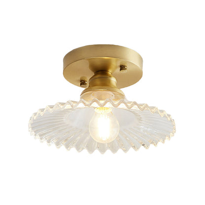 Flared Semi Flush Loftlampe – Industriel Elegance til Moderne Interiører Belysning Tech Butik Klar