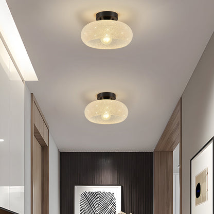 Moderne Loftlys med Glas – Elegant Semi-Flush Armatur til Stue og Soveværelse Belysning Tech Butik