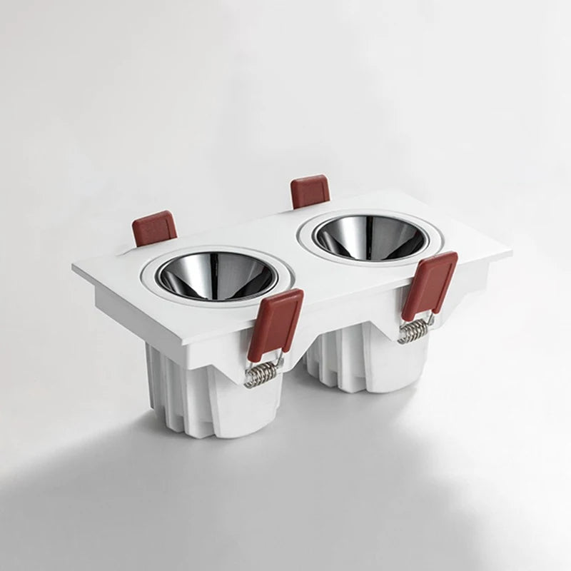 Moderne Loftmonteret LED Spotlys med Anti-blænd Design Lamp Tech Butik Hvid Dobbelt lys Kølig hvid