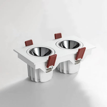 Moderne Loftmonteret LED Spotlys med Anti-blænd Design Lamp Tech Butik Hvid Dobbelt lys Kølig hvid