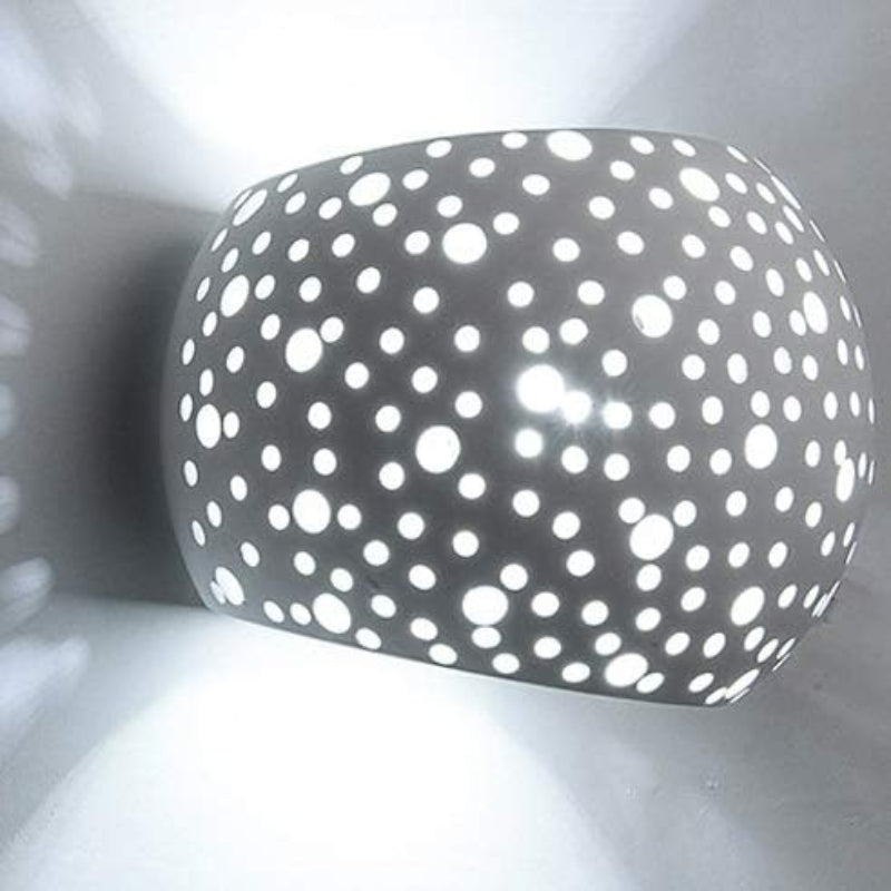 Moderne Minimalistisk Gips Væglampe til Blød Indendørs Belysning Stemningsbelysning Tech Butik Hvidt lys