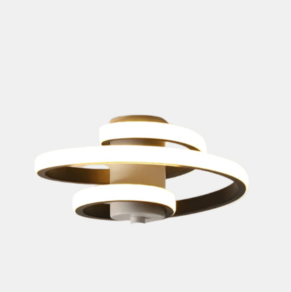 Moderne Minimalistisk LED Loftlampe til Gange, Soveværelser og Badeværelser Loftlamper Tech Butik Sort - varmt lys - 18 W