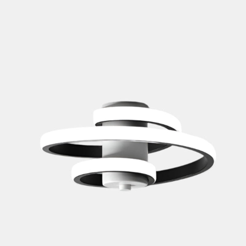 Moderne Minimalistisk LED Loftlampe til Gange, Soveværelser og Badeværelser Loftlamper Tech Butik Sort -hvidt lys - 18 W