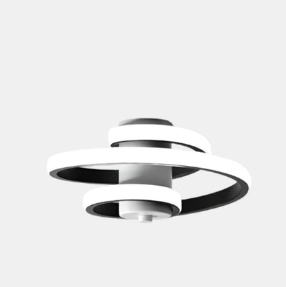 Moderne Minimalistisk LED Loftlampe til Gange, Soveværelser og Badeværelser Loftlamper Tech Butik Sort -hvidt lys - 18 W