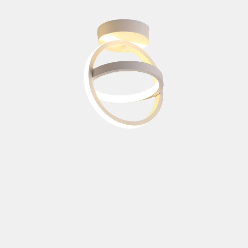 Moderne Minimalistisk LED Loftlampe til Indendørs Brug Loftlamper Tech Butik A-Hvid-21W tre farver lys