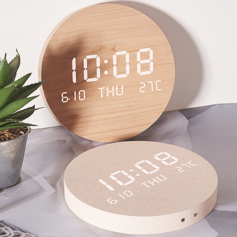 Moderne Minimalistisk LED Vægur til Stilrene Hjem Ure Tech Butik