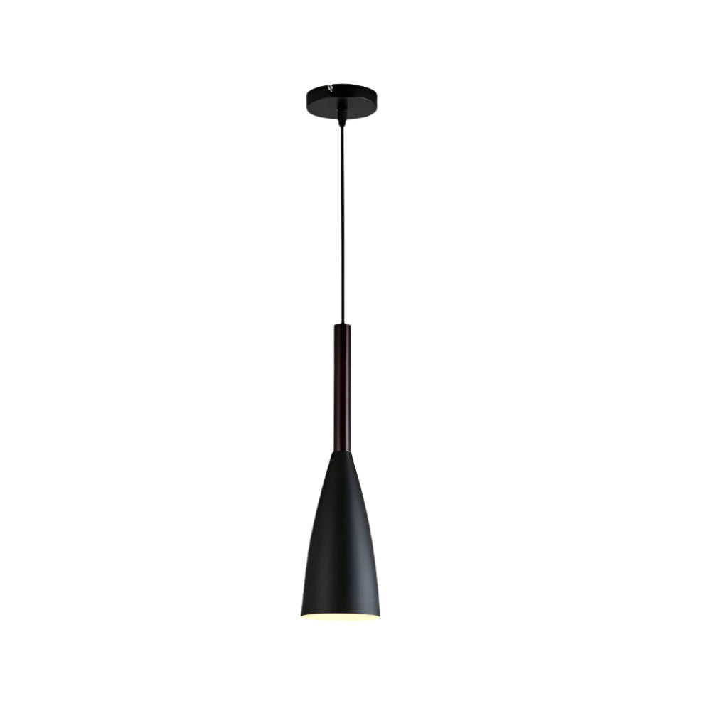 Moderne Nordisk Loftlampe Hængelamper Tech Butik 1 stk. sort