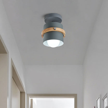 Moderne Nordisk Loftlampe med Roterbart Cylinderdesign Loftlamper Tech Butik