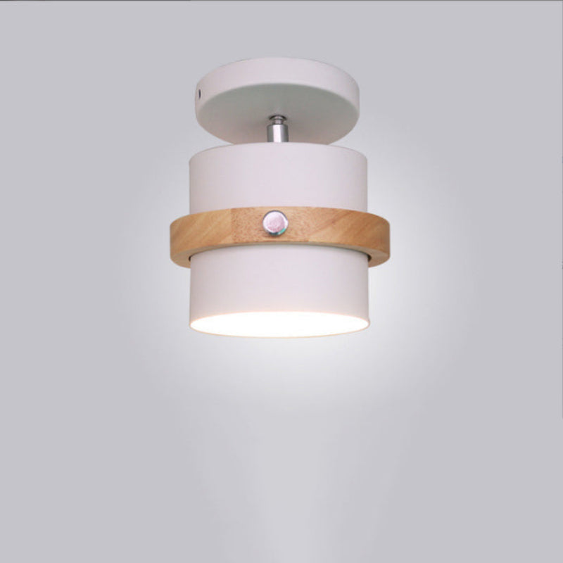 Moderne Nordisk Loftlampe med Roterbart Cylinderdesign Loftlamper Tech Butik