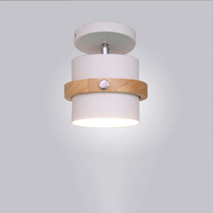 Moderne Nordisk Loftlampe med Roterbart Cylinderdesign Loftlamper Tech Butik