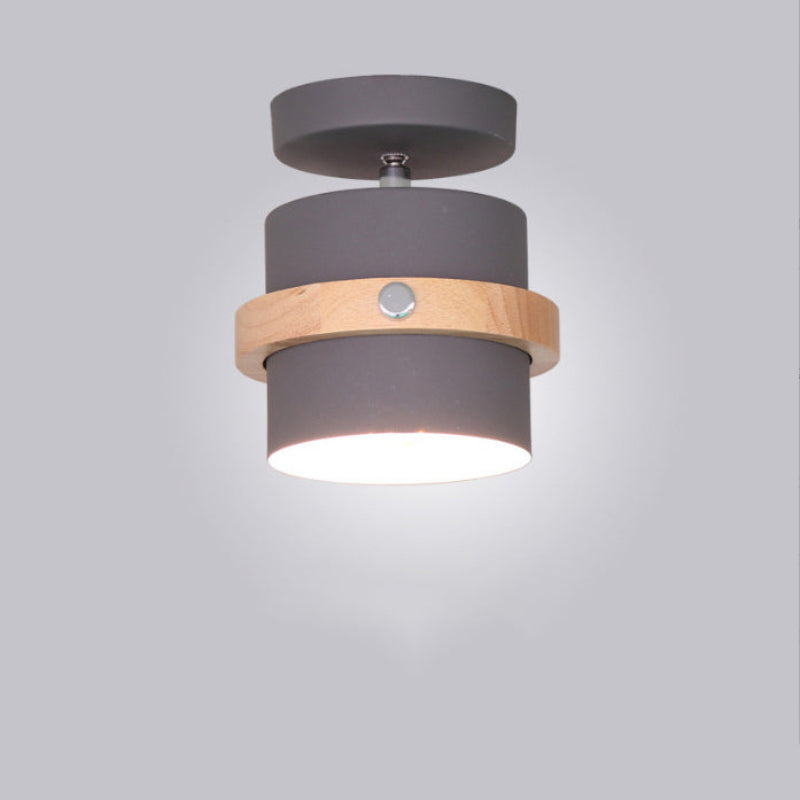 Moderne Nordisk Loftlampe med Roterbart Cylinderdesign Loftlamper Tech Butik