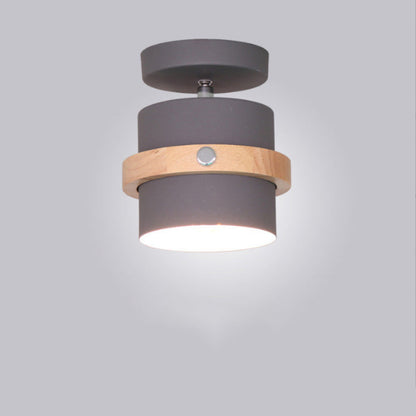 Moderne Nordisk Loftlampe med Roterbart Cylinderdesign Loftlamper Tech Butik