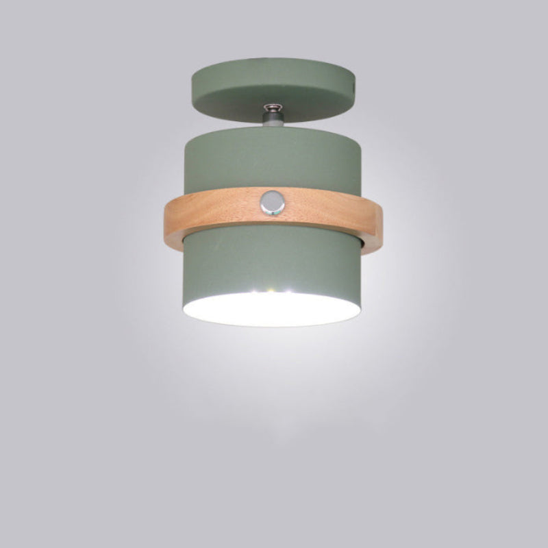 Moderne Nordisk Loftlampe med Roterbart Cylinderdesign Loftlamper Tech Butik