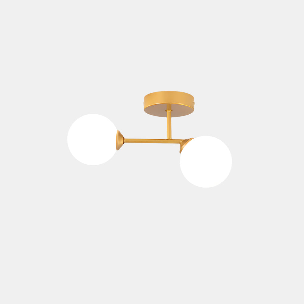 Moderne Nordisk Loftslampe i Glas til Gange og Rum Loftlamper Tech Butik Guld