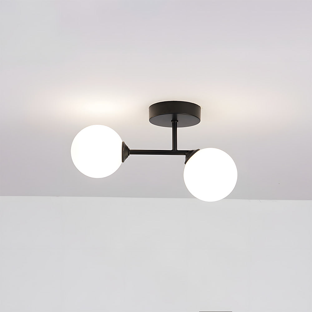 Moderne Nordisk Loftslampe i Glas til Gange og Rum Loftlamper Tech Butik