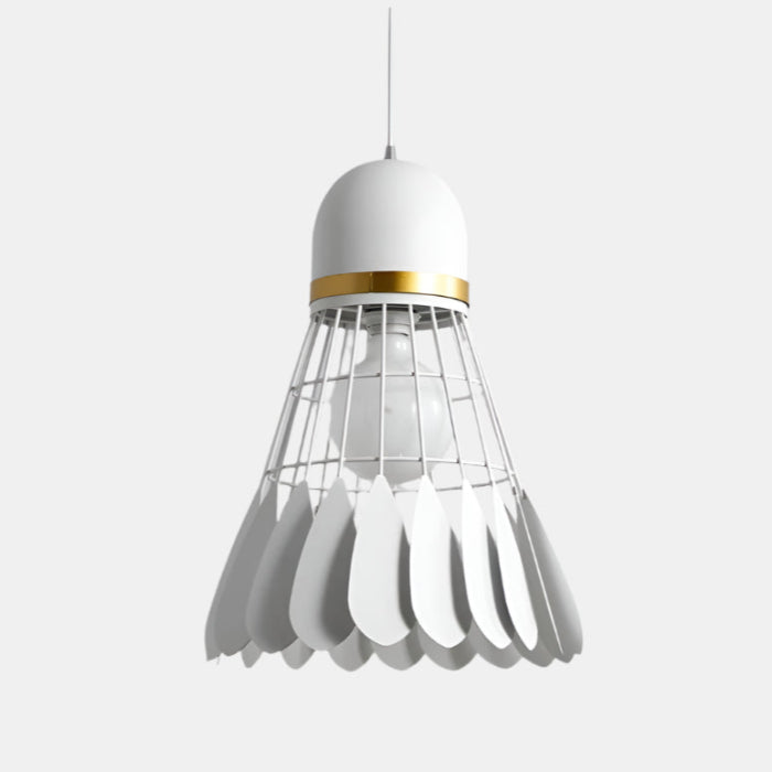 Moderne Nordisk Sport-inspireret Hængelampe Hængelamper Tech Butik Hvid 25cm