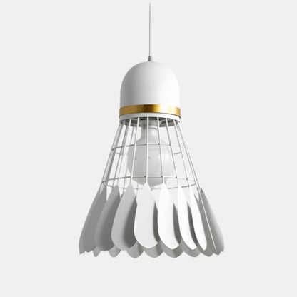 Moderne Nordisk Sport-inspireret Hængelampe Hængelamper Tech Butik Hvid 25cm