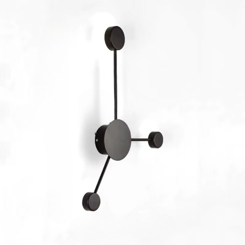 Moderne Nordisk Væglampe til Kunstneriske Rum Væglamper Tech Butik 3 Hoveder Kølig hvid